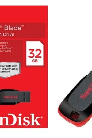 Memoria Flash Usb Sandisk Cruzer Blade, 32Gb