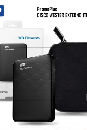 DISCO WESTER DIGITAL EXTERNO 1TB + FUNDA